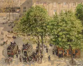 Pissarro, Camille: Place du Theatre-Francais Spring