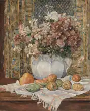Renoir, Auguste: Still Life with Flowers and Prickly Pears