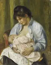 Renoir, Auguste: A Woman Nursing a Child