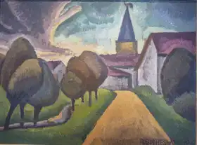 La Fresnaye, Roger: The entrance to the village