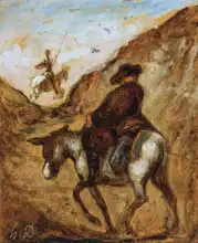 Daumier, Honore: Sancho and Don Quixote