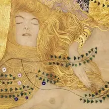 Klimt, Gustav: Detail of Water Serpents