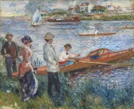 Renoir, Auguste: Rowers at Chatou