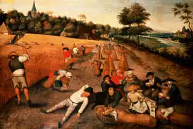 Brueghel, Pieter, the younger: Lunch on the field