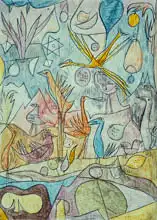 Klee, Paul: A flock of birds