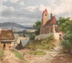 Manes, Josef: Country church