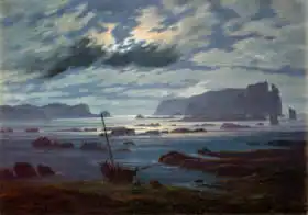 Friedrich, Caspar David: North Sea in the moonlight