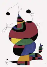 Miró, Joan: Woman, Bird and Star