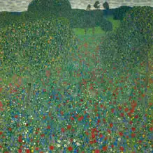 Klimt, Gustav: Flower fields