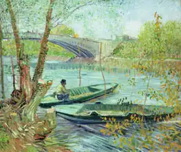 Gogh, Vincent van: Spring Fishing on the Pont de Clichy