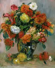 Renoir, Auguste: Vase of flowers