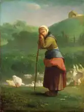 Millet, J. F.: Shepherdess of geese