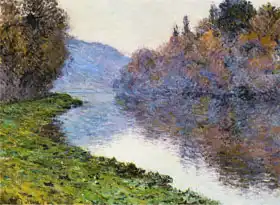 Monet, Claude: The Seine at Jeufosse