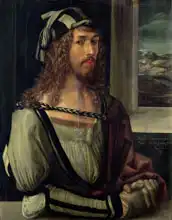 Dürer, Albrecht: Study for Self-Portrait with gloves