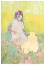 McConochie, Davi: Girl and Building Blocks