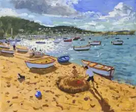 Macara, Andre: Large sandcastle,Teignmouth