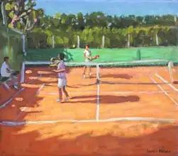 Macara, Andre: Tennis practise ,Cap d’adge,France