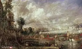 Constable, John: Opening of Waterloo Bridge