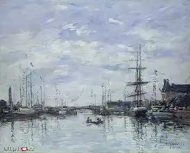Boudin, Eugene Louis: Port of Deauville