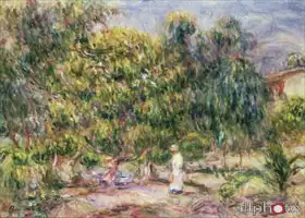 Renoir, Auguste: Woman in the garden