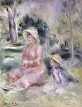 Renoir, Auguste: Madame Renoir and Pierre son