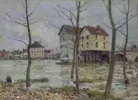 Sisley, Alfred: Mill at Moret-sur-Loing