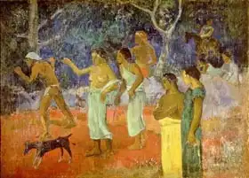 Gauguin, Paul: Scene from Tahitian Life