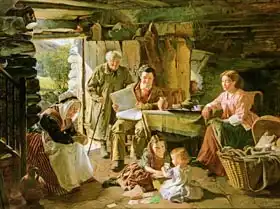 Midwood, William Henry: Cottage Interior