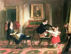 Leslie, Charles Robert: Children playing at coach and horses, 19th century