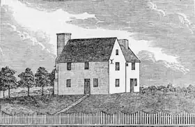 American school (19th century): Ancient House at Guilford, Connecticut, from 