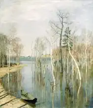 Levitan, Isaak Iljic: Spring, High Water
