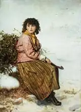 Millais, John Everet: The Mistletoe Gatherer