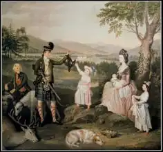 Allan, David: John, the 4th Duke of Atholl and his family