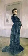 Serov, A. Valentin: Portrait of Maria Nikolayevna Yermolova (1853-1928) 1905