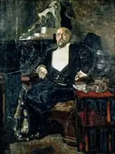 Vrubel, Mikhail: Portrait of Savva Mamontov, the Founder of the First Private Opera