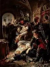 Makovsky, Konstantin J.: Hired Assassins Killing Tzar Boris Fyodorevich Godunov