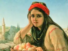 Gale or Gaele, William: Syrian Fruit Seller