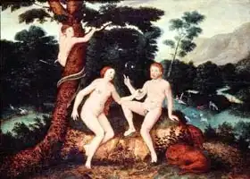 Cranach, Lucas: Adam and Eve in the Garden of Eden