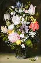 Bosschaert, Ambrosius, the elder: Still Life with Flowers