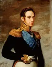 Tropinin, Vasili Andreevich: Portrait of Tsar Nicholas I (1796-1855) 1826