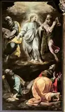 Italian school (16th century): The Transfiguration of Christ from the organ, completed 1559-1602