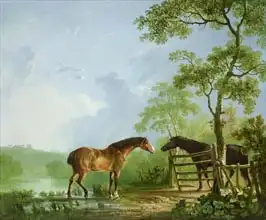 Gilpin, Sawrey: Mare and Stallion in a Landscape
