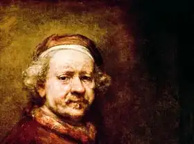 Rembrandt, van Rijn: Self Portrait in at the Age of 63