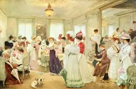 Gervex, Henri: Cinq Heures chez le Couturier Paquin