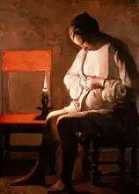 Tour, Georges de la: The Flea Catcher