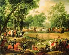 Vernet, Antoine Charles Horace: Napoleon on a hunt in the Compiegne Forest