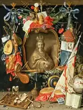 Kessel, Jan van, the elder: Ecclesia Surrounded by Symbols of Vanity (on copper)