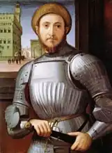 Cosimo, Piero di: Portrait of a Man in Armour
