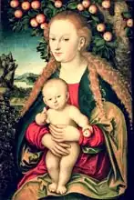 Cranach, Lucas: Virgin and Child under an Apple Tree