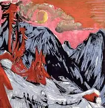 Kirchner, Ernst Ludwig: Mountains in Winter
